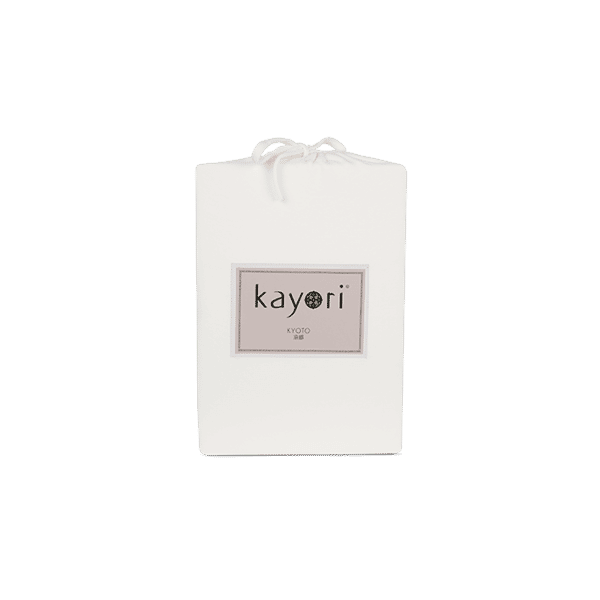 Kayori Kyoto Topper Hoeslaken Premium Jersey - Offwhite