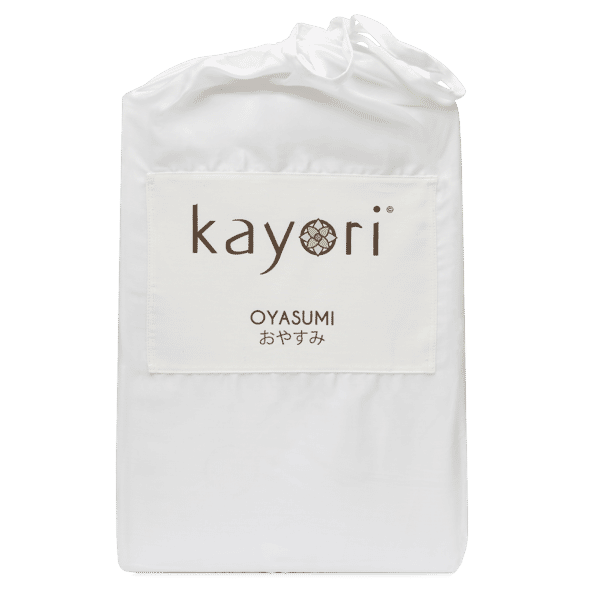 Kayori Oyasumi - Spannebettlaken für Splittopper - 12cm - Tencel - Weiss