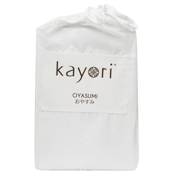 Kayori Oyasumi - Spannbettlaken für Matratze - 40cm - Tencel - Wit