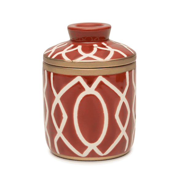 Kayori Doftljus Keramik Shincha rött - 375gr 