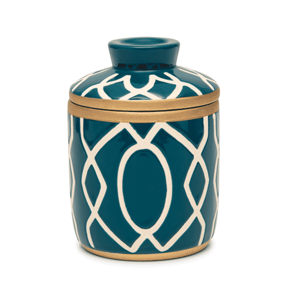 Kayori Doftljus Keramik Hazakura blå - 375gr 